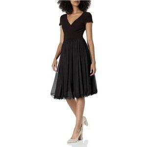 NWT Dress The Population Corey Fit & Flare Dress Size- XL Black